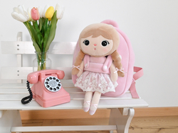 Backpack Metoo with Removable Plush doll - Boho Girl