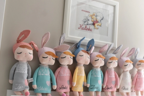 Metoo yellow Angela doll 42cm