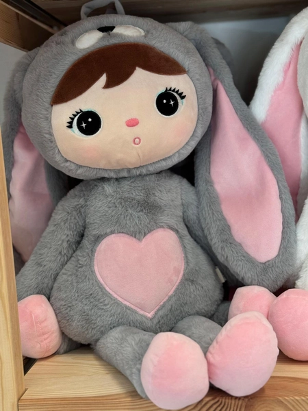 Grey/pink rabbit 70cm
