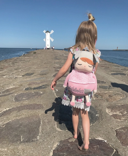 Metoo Backpack Pink Angela doll