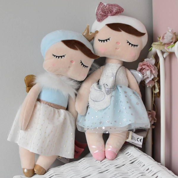 Metoo Angel doll with a handbag