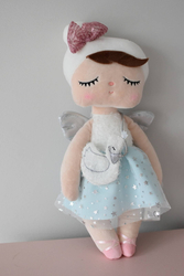 Metoo Angel doll with a handbag