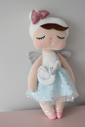 Metoo Angel doll with a handbag