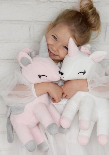 Plush Pink Unicorn L size