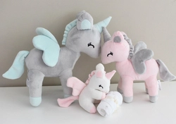 Plush Pink Unicorn M size