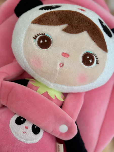 Backpack Metoo with Removable Plush doll - Panda