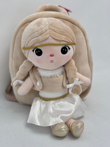 Backpack Metoo with Removable Plush doll - Angel Girl
