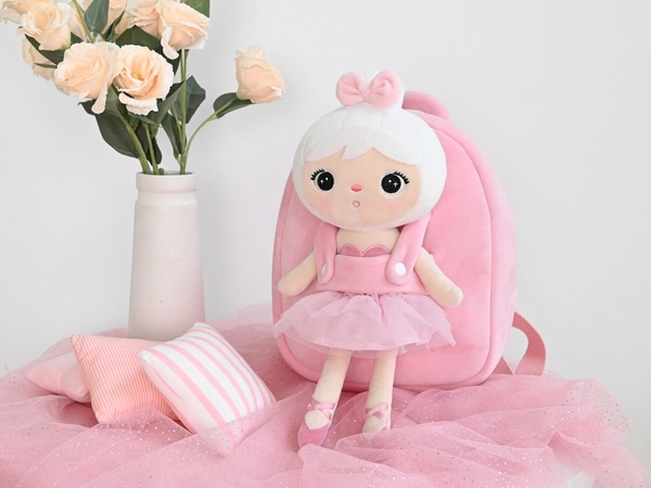 Backpack Metoo with Removable Plush doll - Ballet Girl