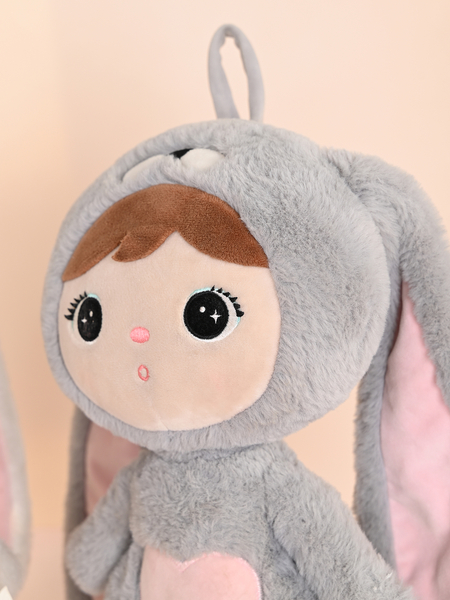 Metoo Grey/Pink Bunny 50cm