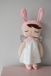 Metoo Angel doll in a white dress