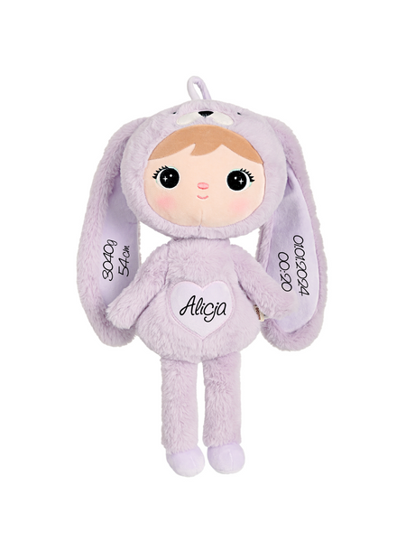 Lilac Rabbit 50cm Metoo