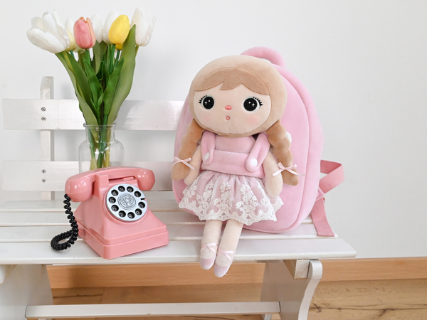 Backpack Metoo with Removable Plush doll - Boho Girl