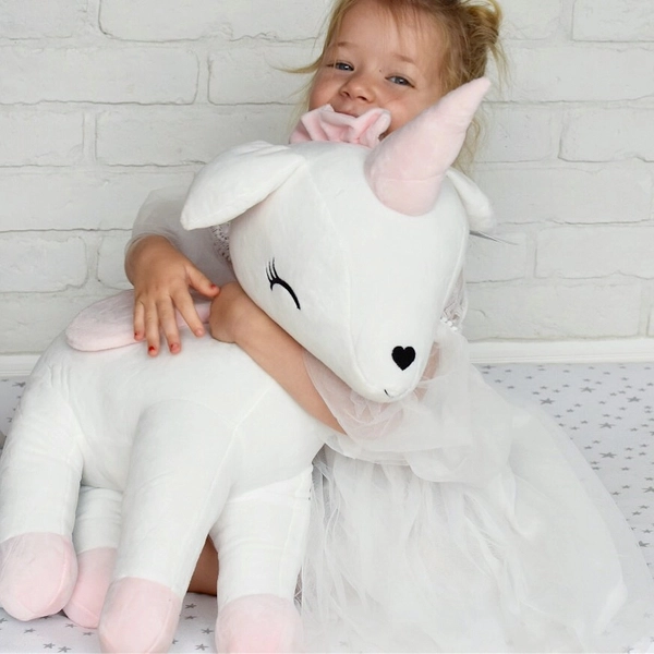 Plush White Unicorn XL - Giant size