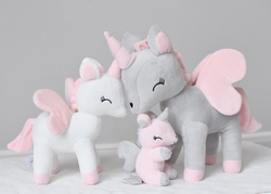 Plush White Unicorn M size