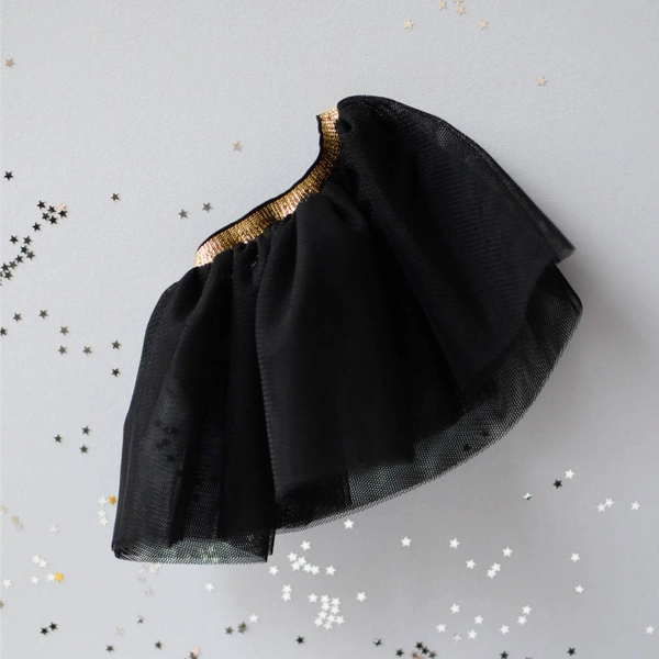 Tulle skirt - Black - clothes for a doll