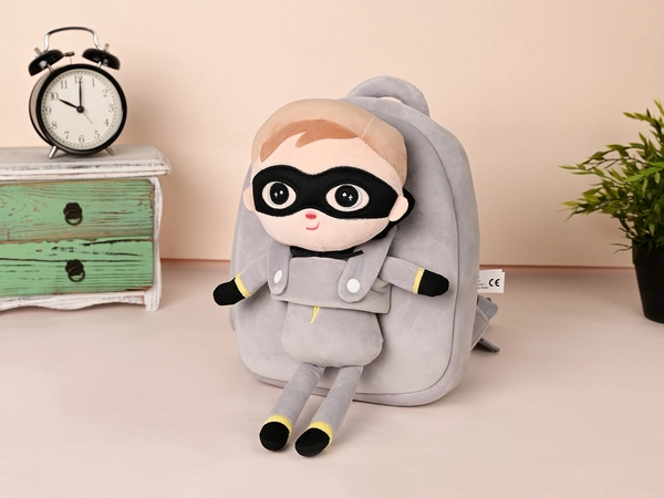 Metoo backpack with a removable plush toy - Superboy Boy