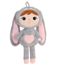 Grey/pink rabbit 70cm