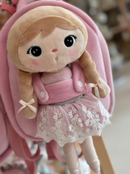 Backpack Metoo with Removable Plush doll - Boho Girl