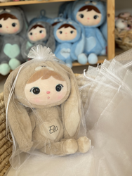 White Organza Gift Bags – Size L (35 × 49 cm)