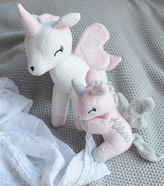 Plush White Unicorn M size