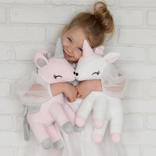 Plush Pink Unicorn L size