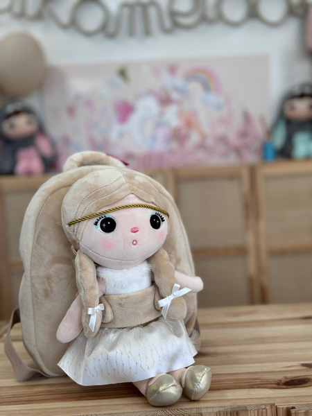 Backpack Metoo with Removable Plush doll - Angel Girl