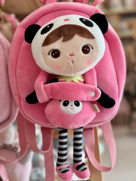Backpack Metoo with Removable Plush doll - Panda
