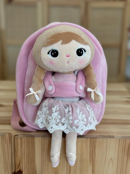 Backpack Metoo with Removable Plush doll - Boho Girl