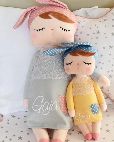 Metoo Angela Doll in gray dress XL size