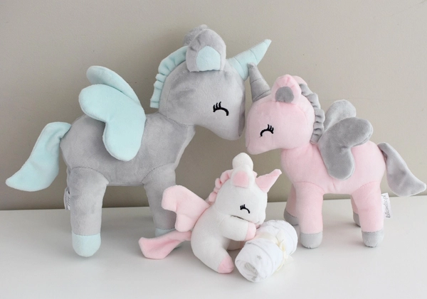 Plush Pink Unicorn M size