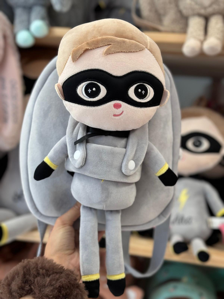Metoo backpack with a removable plush toy - Superboy Boy