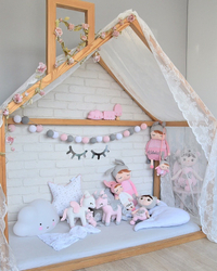 Plush Pink Unicorn M size