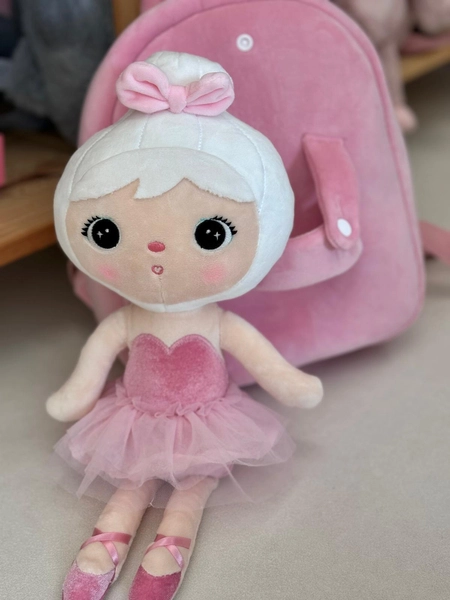 Backpack Metoo with Removable Plush doll - Ballet Girl